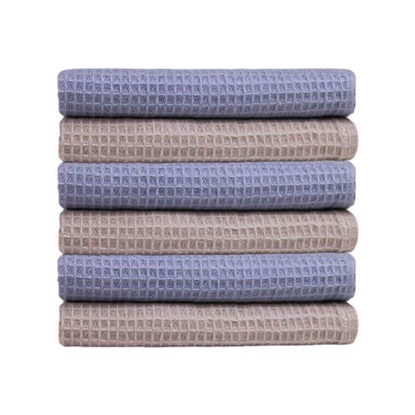 Waffle Absorbent Cotton Kitchen Towel Waffle Absorbent Cotton Kitchen Towel