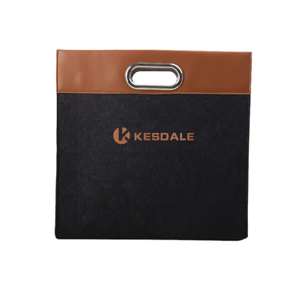 Custom Felt Tote Bag With Die Cut Handle Custom Felt Tote Bag With Die Cut Handle