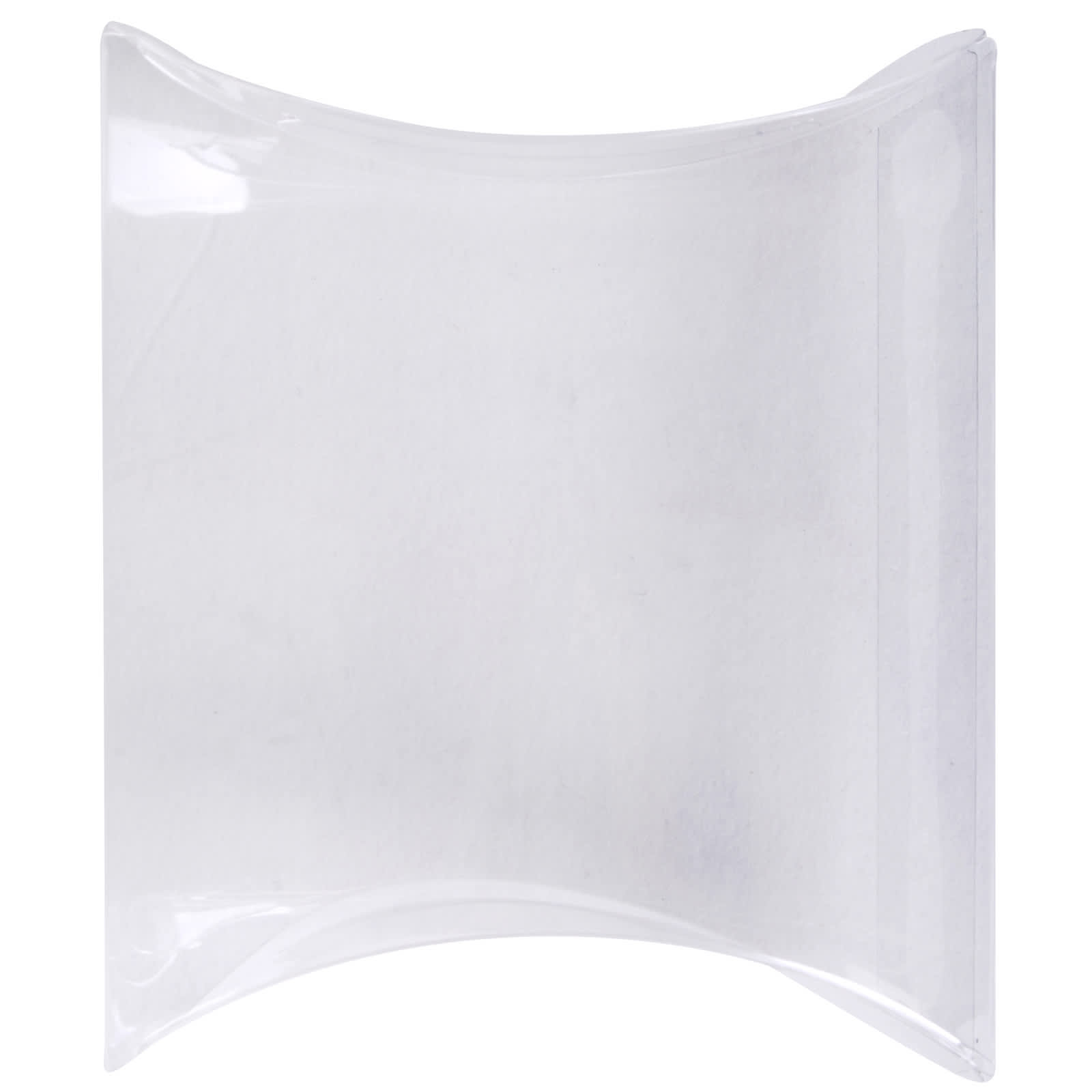 A clear pillow pack for pen packaging, featuring a sleek and smooth design. Clear Pillow Pack - Image 1