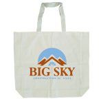 140gsm Short Handle Calico Bag with Gusset