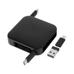 Avola Retractable Fast Charge Cable and Stand