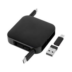 Avola Retractable Fast Charge Cable and Stand