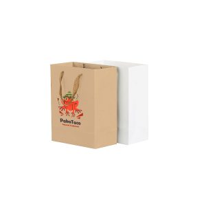 Small Vertical Paper Bag with Rope Handle(150 x 220 x 90mm)