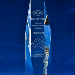 Sliced Crystal Hexagon - Small + Gift Box