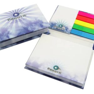 Hard Cover 100 Leaf With Film Markers 4 Col Cover 4 Col Pad