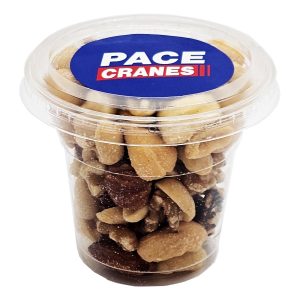 Tub filled with Mixed Nuts