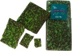 Premium Chocolate Peppermint Crystals in green and dark brown packaging, featuring pieces of peppermint chocolate.