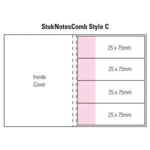 Combination C Laminated 4 Colour Cover 4 Col Pad