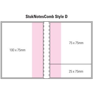 Combination D Laminated 4 Colour Cover 1 Col Pad