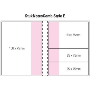Combination E Laminated 4 Colour Cover 2 Col Pad