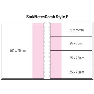 Combination F Laminated 4 Colour Cover 1 Col Pad