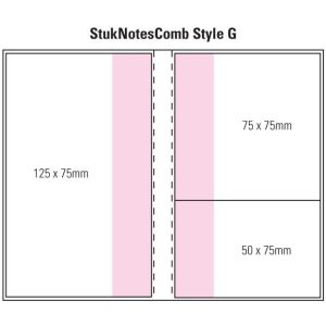 Combination G Laminated 4 Colour Cover 1 Col Pad