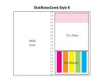 Combination K Laminated 4 Colour Cover 2 Col Pad