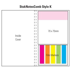 Combination K Laminated 4 Colour Cover 4 Col Pad