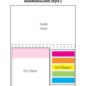 Combination L Laminated 4 Colour Cover 2 Col Pad