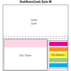 Combination M Laminated 4 Colour Cover 2 Col Pad