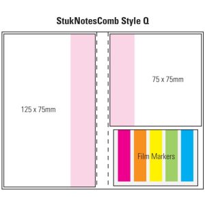 Combination Q Laminated 4 Colour Cover 2 Col Pad