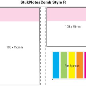 Combination R Laminated 4 Colour Cover 1 Col Pad
