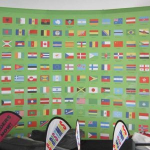 Media Wall 2.25m x 2.25m - Curved - No Sides