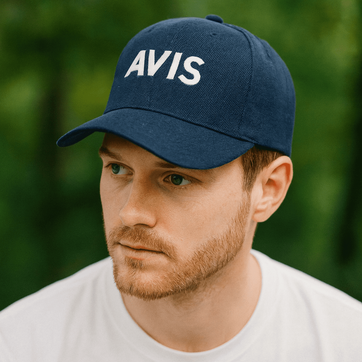 A navy blue baseball cap with a structured design and a logo on the front. Quick-Dry Ripstop Strapback Baseball Cap - Image 1