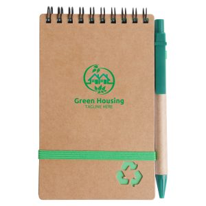 Spiral Notebook with Ballpoint Pen