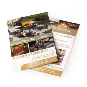 150 gsm A4 flyer 2 pages