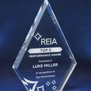 Diamond Acrylic Trophy