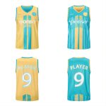 Unisex Adults 100% Polyester Sublimated Reversible Basketball Singlet