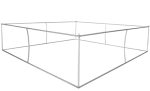 Tension Fabric Replacement Skin-Square Hanging Frame 2438mm x 1067mm