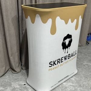 Stretch Fabric Light Box Hydraulic Counter