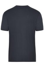 A men's workwear t-shirt in black, featuring a simple design with no visible logos or branding on the back.