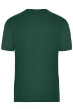 A green men's workwear t-shirt featuring a standard crew neck and short sleeves. It has a logo on the back.