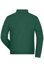 A green men's doubleface jacket displayed from the back, featuring a collar and long sleeves. It has a logo on the back.