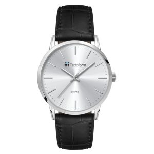 Mens Dress Watch, Leather Strap