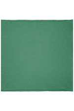 A green Heather Summer Loop-Scarf displayed flat. The item features a simple, solid design and has a logo.
