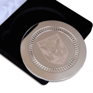 Superior 70mm Medallion With Engraved Logo - In Velvet Case