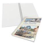 A4 Soft Cover Wiro Bound Book 50 Leaf 4 Col Cover 1 Col Pad