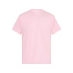 A pink men's t-shirt with short sleeves and a simple design. The shirt features a logo on the tag.