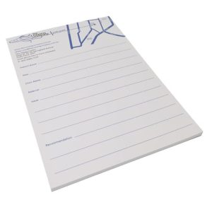 A5 Writing Pad 4c 10 Leaf