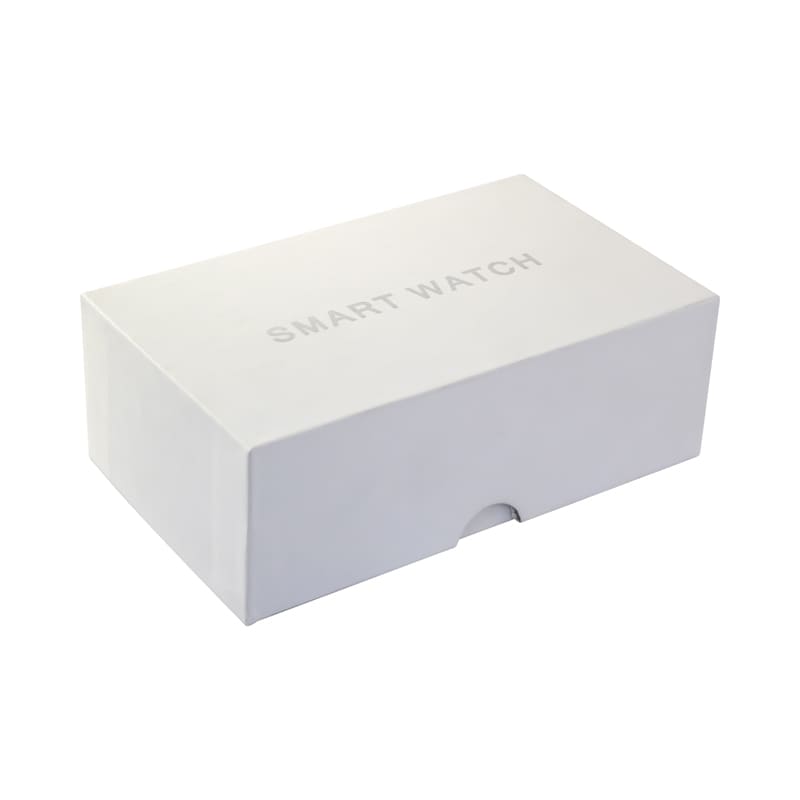 A white gift box designed for pen packaging, featuring a logo and a sleek, minimalist design. White Gift Box (SB4) - Image 1