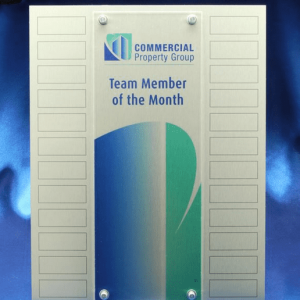 Perpetual Award - With Printed Plates and Acrylic Overlay