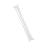 A pair of inflatable cheering sticks in bright colours, featuring rounded ends and a branding logo.