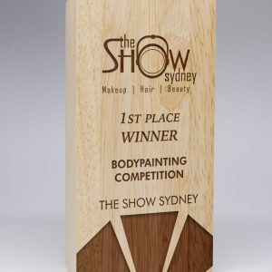 Column Wood Award - Add Engraving Costs