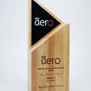 Arrow Wood Award with Matte Black Alloy