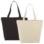 Cotton Maine Zippered Tote 15L