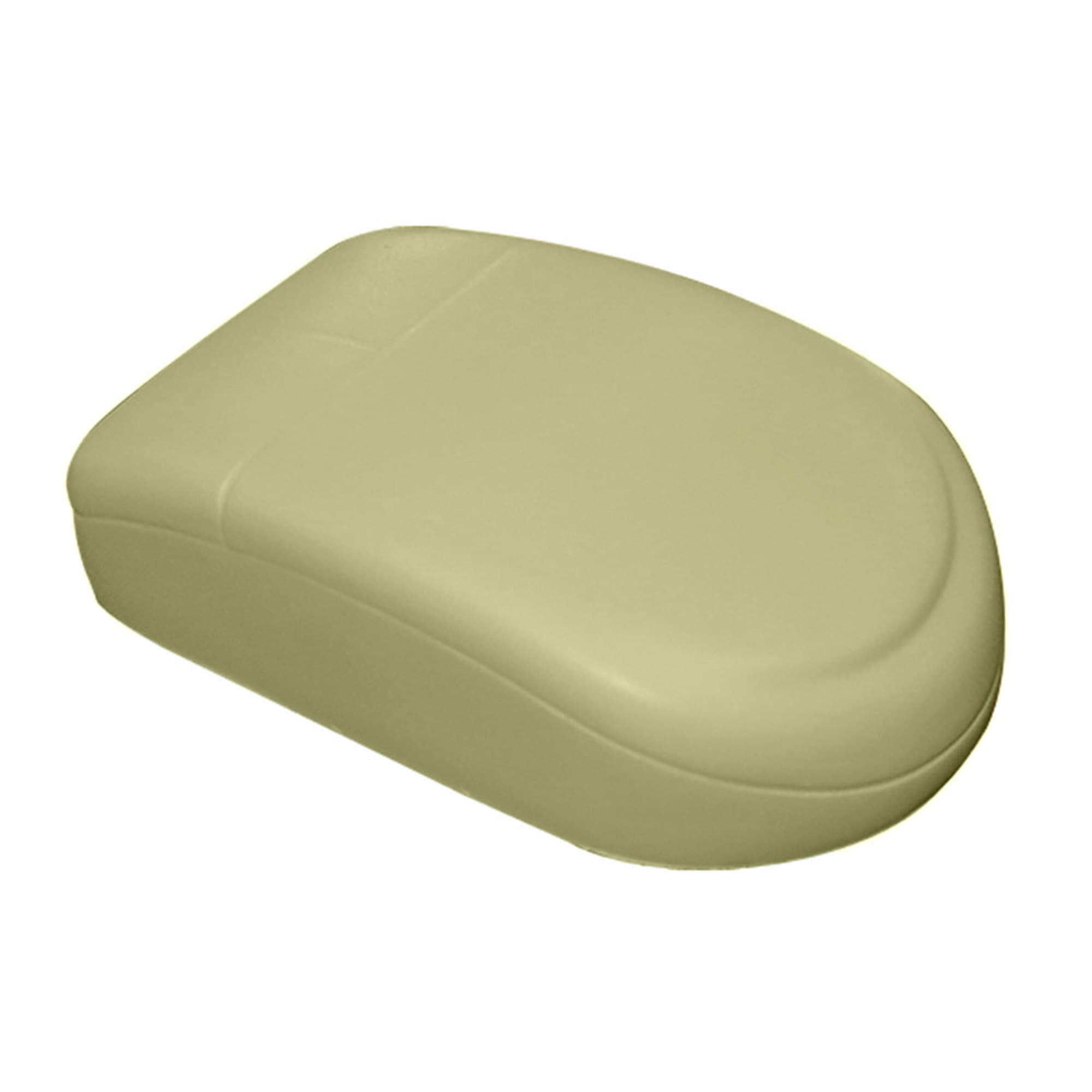 A grey stress computer mouse with a smooth, rounded design, featuring a branding logo. Stress Computer Mouse – Grey - Image 1