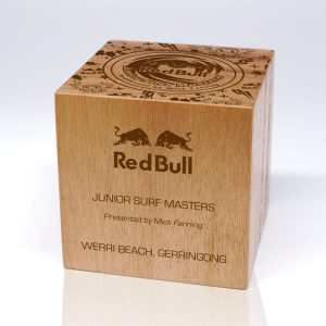 Australian Select Grade Blackbutt Cube Trophy