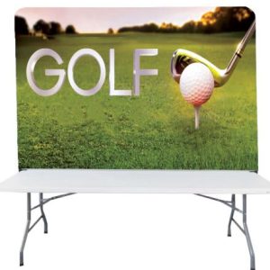Stretch Fabric Table Top Banner Stand (8ft)