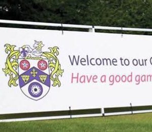 Double Sided Vinyl Banner with Aluminium Stand 850mm x 2000mm
