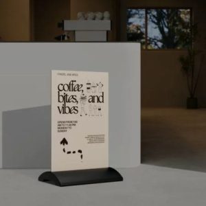 Signage Stand Plastic Water Base with Dibond / Water Stand with Dibond